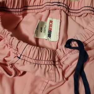 Scrub star pink pants